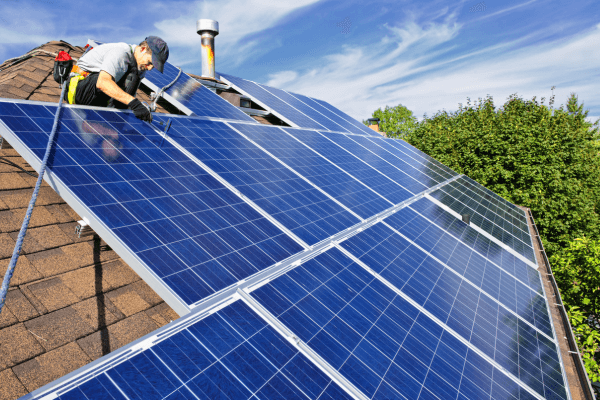 Get seamless and professional roof-mounted solar panel installation services.